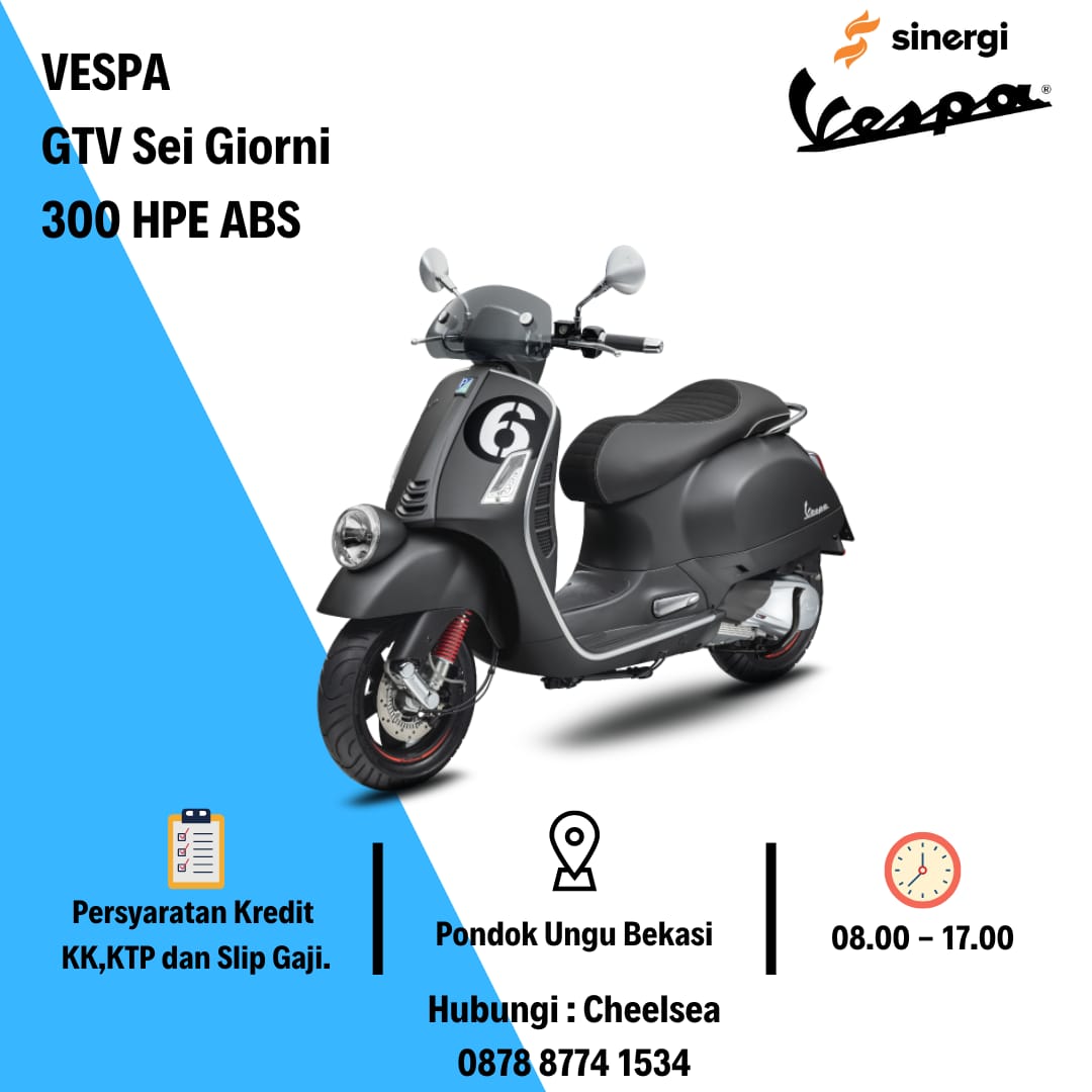 Gtv Sei Giorni Hpe Ii Edition Vespa Resmi